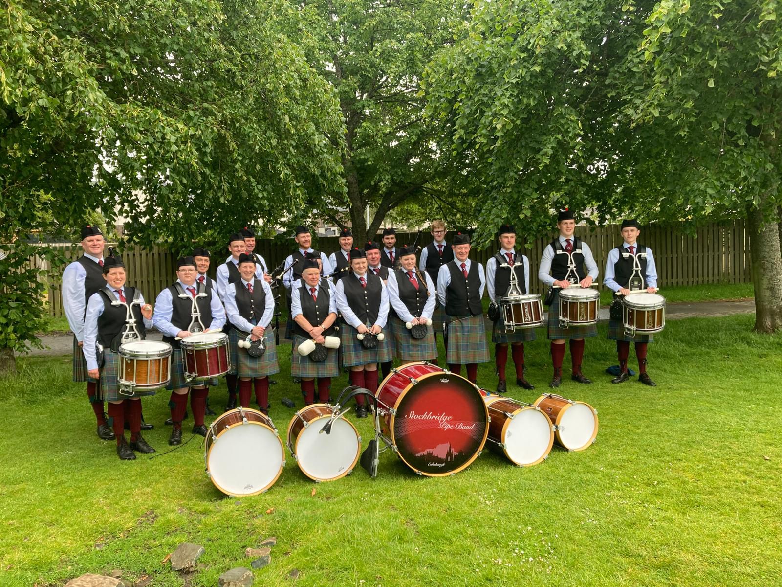 Stockbridge Pipe Band - Innerleithen - June 2025